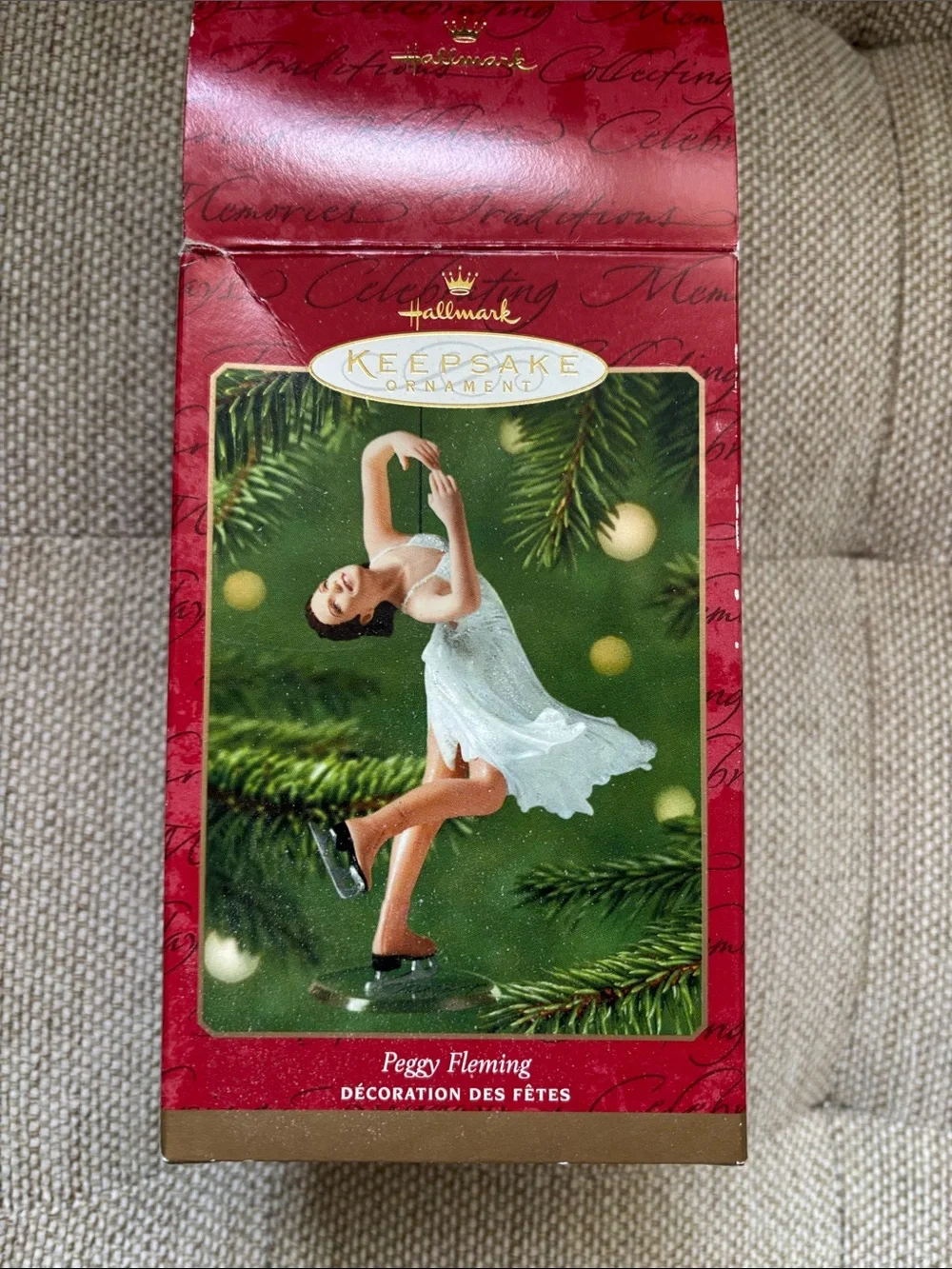 Peggy Flemming Christmas ornament from Hallmark
